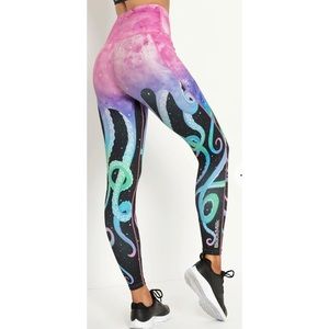 Blackmilk Highwaist Tentacle Ninja Pants (XS, NEW, tag on)